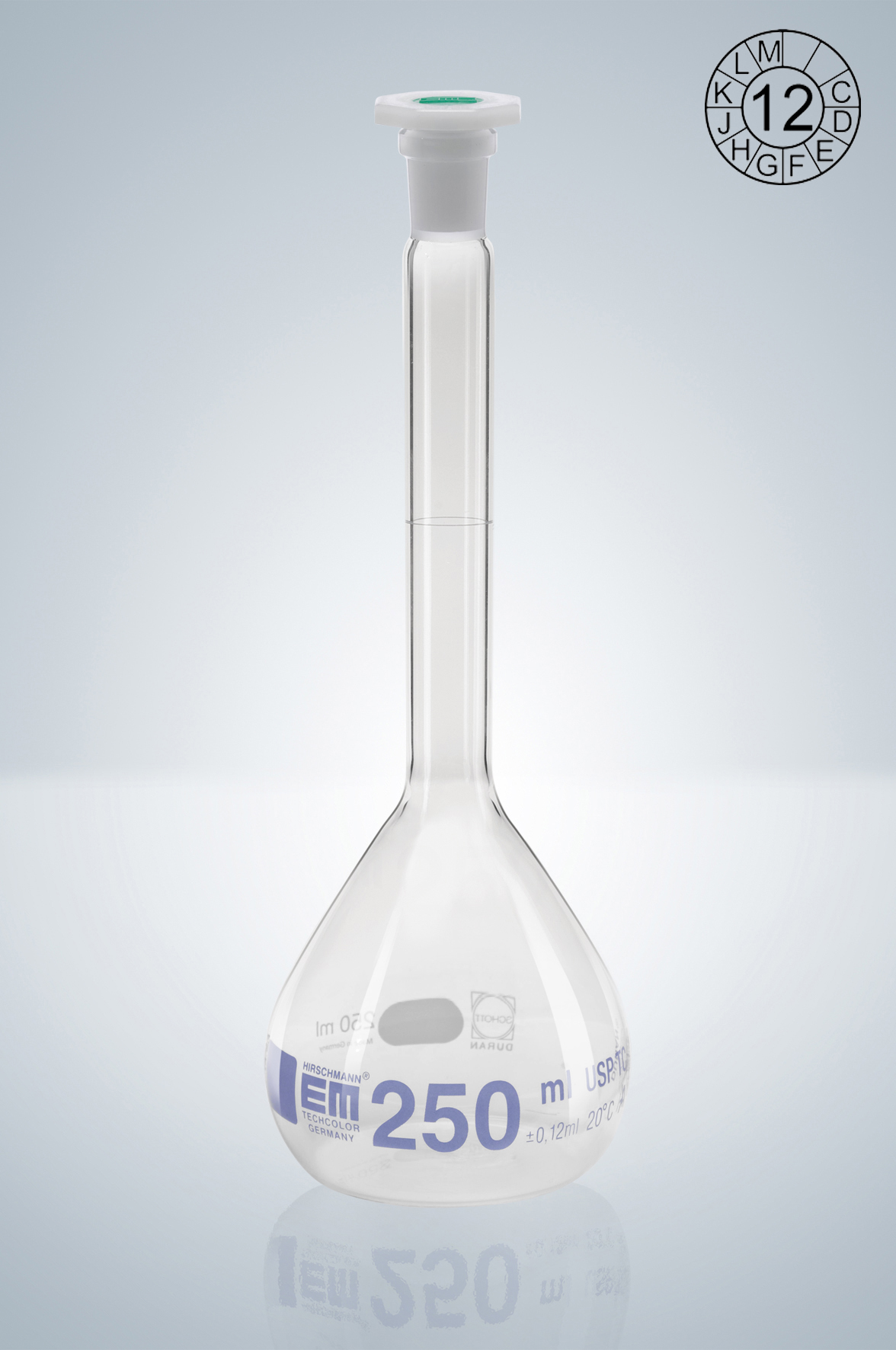 容量瓶 透明玻璃（DIN EN ISO 1042标准）